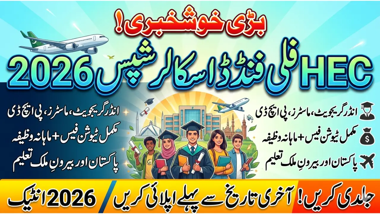 HEC Fully Funded Scholarships